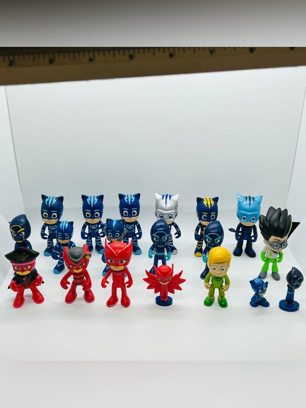 Hasbro Just Play PJ Masks Catboy Owlette Romeo Lot of 19 Action Figures Toys